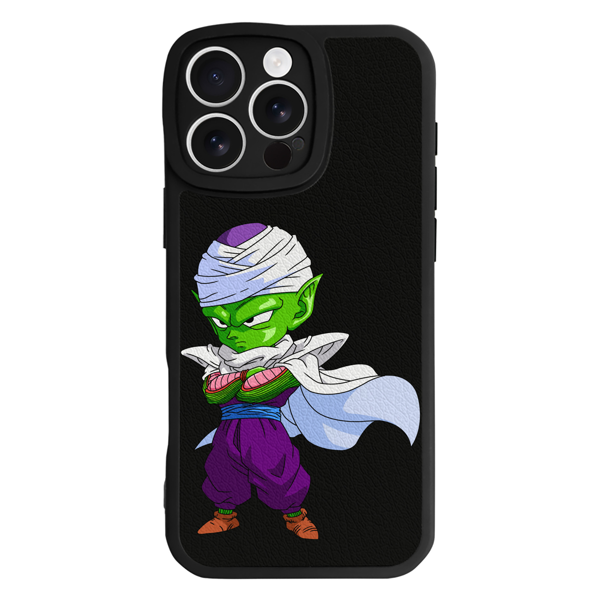 （画像用） ドラゴンボール ピッコロ DRAGON BALL Piccolo 【iPhone 16シリーズ対応】シリコンスマホケース（レザー調） 材質：シリコン